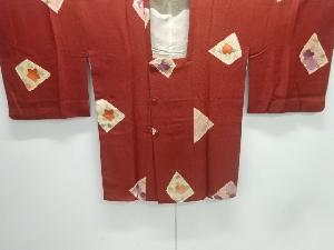 絞り花模様道行コート